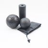 3 in 1 Yoga Massage Set EPP Hollow Yoga Column Foam Roller Blocks Massage Yoga Ball Gym Pilates Exercise Fitness Tool with Bag