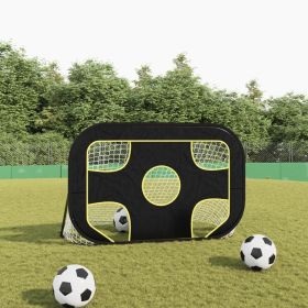 Football Goal Net with Target 47.2"x31.5"x31.5" Polyester