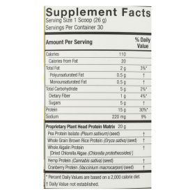 Genceutic Naturals Plant Head Protein - Vanilla - 1.65 Lb