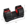 Smart Bell, Quick Select Adjustable Dumbbell, 5-52.5 lbs., Black, Single