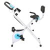 Home Folding Exercise Bike White