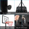 Basketball Hoop Outdoor Portable Basketball Goals, Adjustable Height 7ft - 10ft for Adults & Teenagers  YJ