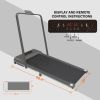 Under Desk Treadmills Low Noise Walking Pad for Home/Office Lightweight Portable Running Jogging Machine with Remote Control LED Display