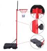 Portable Removable Adjustable Teenager Basketball Rack for Youth Kids Indoor Outdoor Use