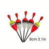 15pcs Fishing Floats Set; Fishing Floats With Rubbers; Fishing Bobbers; Fishing Buoys; Fishing Tackle