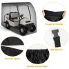 Universal 4 Passengers Golf Cart Cover 210D Water-Resistant UV Resistant Outdoor Cover Fits For EZGO Club Car Yamaha