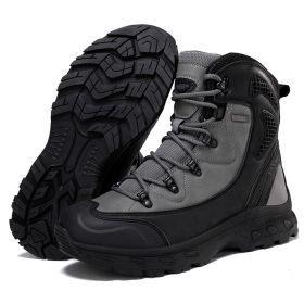 High-top Boots Outdoor Mountaineering (Option: Gray-39)