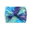 Tie Dye Sports Stretchy Headbands; Knotted Sweat Absorption Fitness Running Yoga Headbands